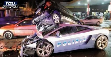 Lamborghini Gallardo włoskiej policji[wideo]