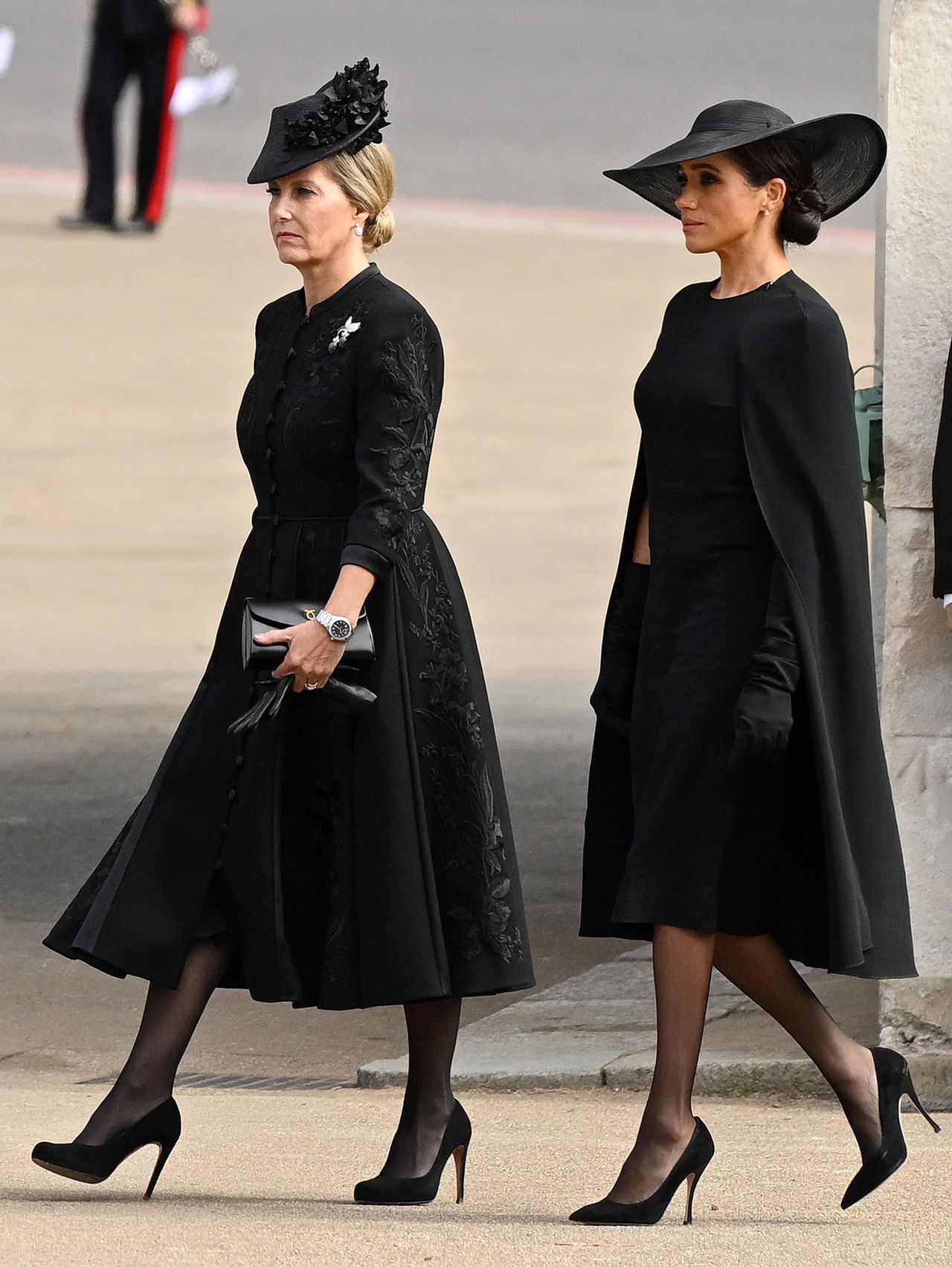 Hrabina Sophie i Meghan Markle na pogrzebie królowej Elżbiety II