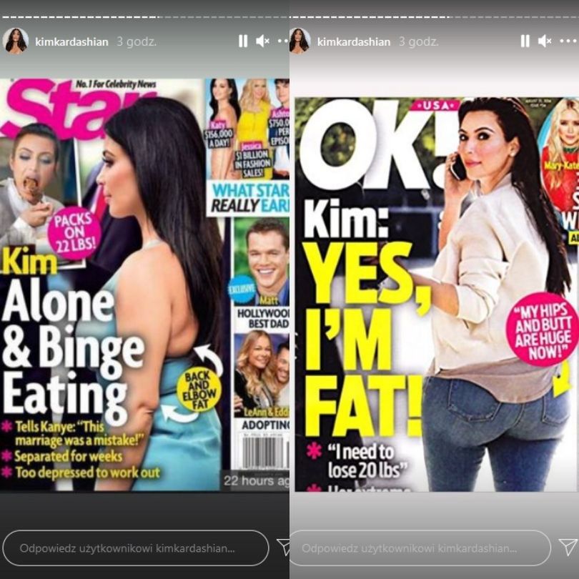 Kim Kardashian wspomina, jak media wyśmiewały jej ciążową sylwetkę