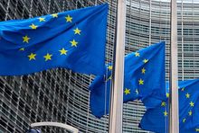 Flagi Unii Europejskiej, fot. materiały prasowe Komisji Europejskiej