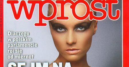 "Miernota" na okładce "Wprostu"...