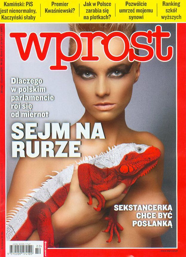 "Miernota" na okładce "Wprostu"...