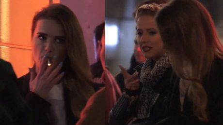 Jessica i Maffashion na papierosie...