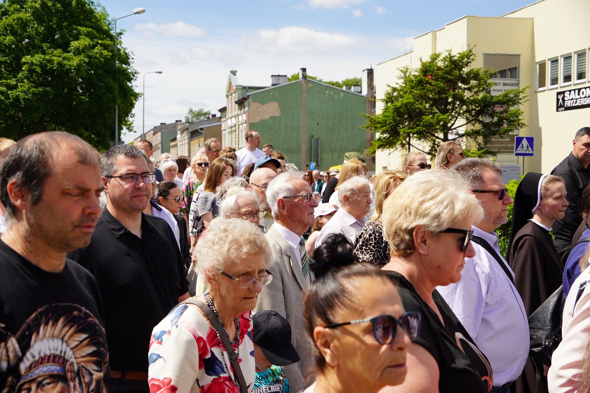 Procesja Bożego Ciała w parafii pw. Św. Antoniego w Pile