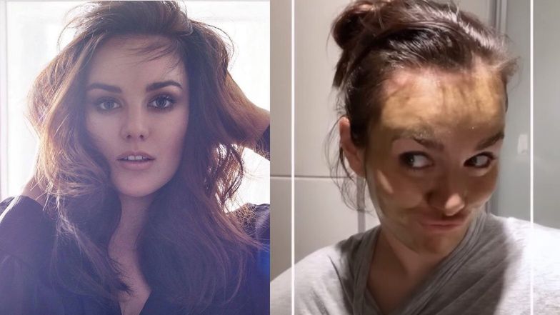 Naturalna Ewa Farna prezentuje wachlarz zabawnych min