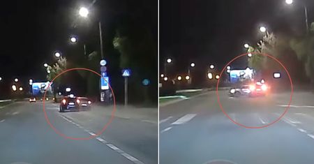 Citroën wyprzedzał pasem do skrętu w prawo. Jest wideo
