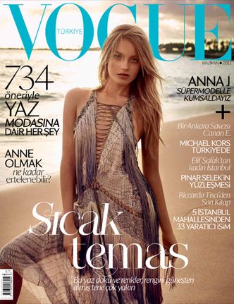Ania Jagodzińska na plaży w "Vogue'u"!