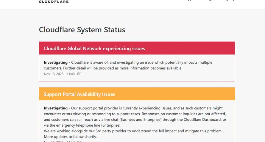 Po światowej awarii Cloudflare. Eksperci: to pokazuje naszą zależność od gigantów