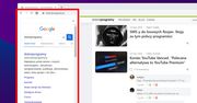 Google Chrome i boczny panel wyszukiwania. Można już testować