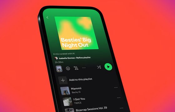 Playlisty tworzone z AI w Spotify