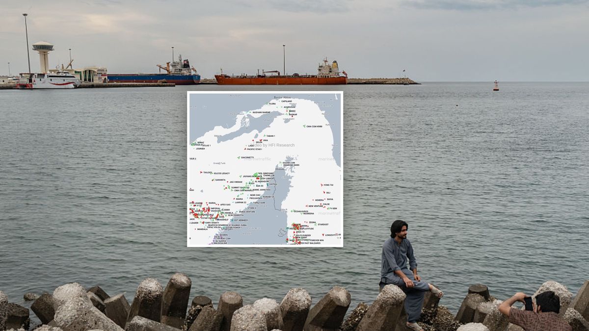 Cieśnina Ormuz widziana z Omanu