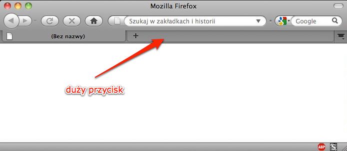 Popraw interfejs przeglądarki Firefox 5