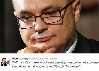 TVP nakręci pełnometrażowy film o... historii "Gazety Wyborczej"