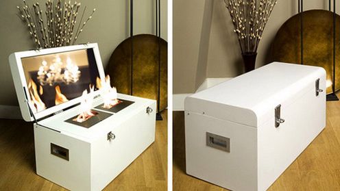 Przenośny kominek 1