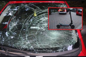 12-latek na hulajnodze elektrycznej uderzył w samochód. Kolejne takie zdarzenie