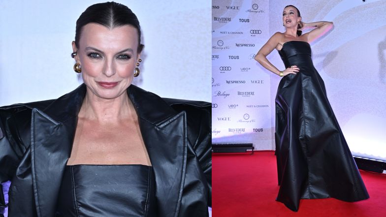Katarzyna Sokołowska na imprezie "Vogue'a"