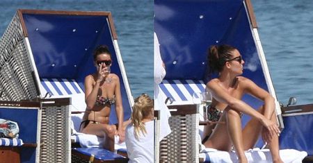 Włodarczyk w bikini, pali papierosy (ZDJĘCIA)