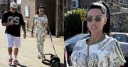 Katie Price eksponuje podrasowane lico i OŚLEPIAJĄCE uzębienie na spacerze z nowym psem