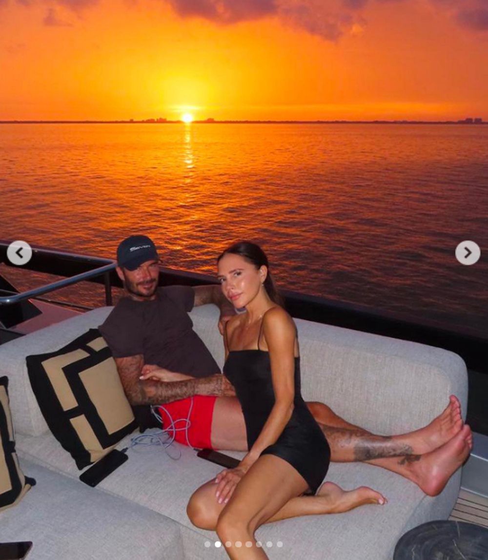 Victoria i David Beckhamowie na wakacjach z rodziną