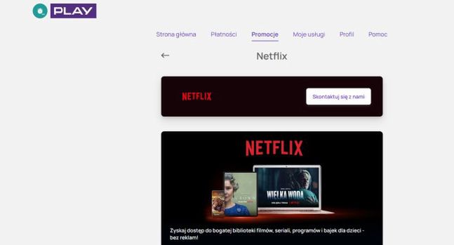 Netflix na rok za darmo dla klientów UPC Polska i Play