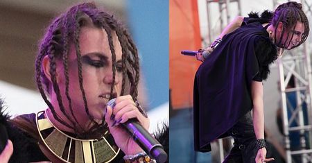 Michał Szpak w warkoczykach... (ZDJĘCIA)