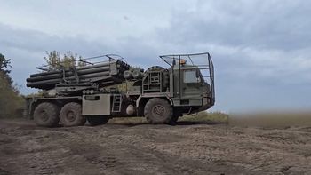 Ukraińskie Siły Specjalne zniszczyły rzadki system Uragan-1