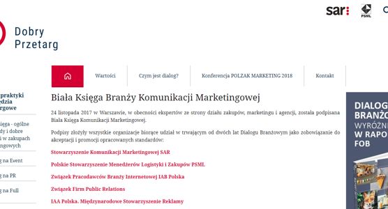 SAR zamyka platformę przetargową, stawia na serwis DobryPrzetarg