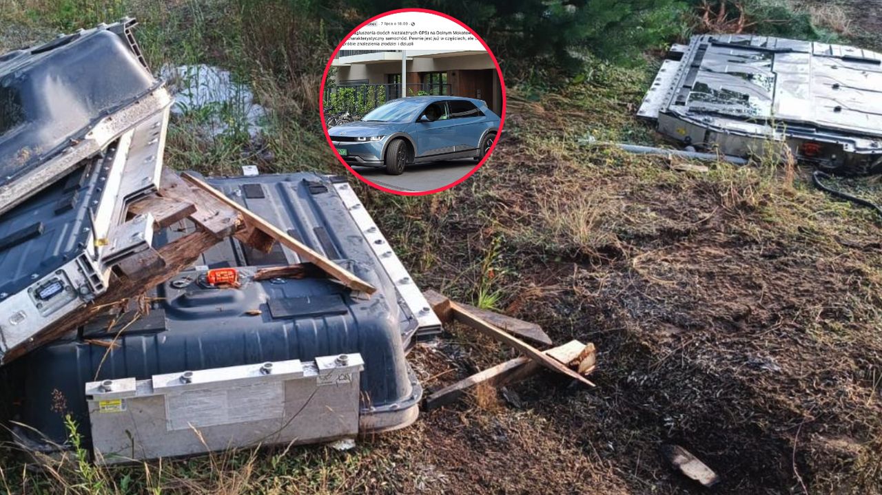 Płonące baterie elektryków w wołomińskich lasach. "Moje auto już rozebrano na części"