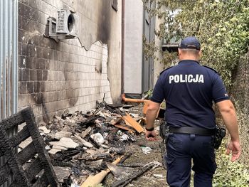 Nocny pożar w Sochaczewie. Uszkodzony budynek przy ul. Batorego, trwa ustalanie przyczyn!