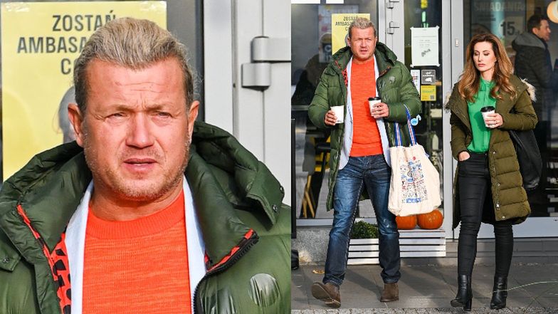 Jarosław Jakimowicz i UCHACHANA Agnieszka Oszczyk piją kawę