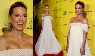 Kate Beckinsale świeci wyprasowaną twarzą na premierze. 50-latka idzie w zaparte, że NIGDY nie stosowała botoksu... (ZDJĘCIA)