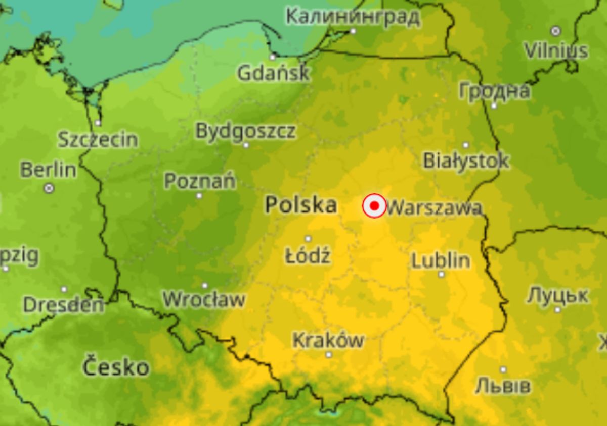 Wiosenna pogoda w Polsce