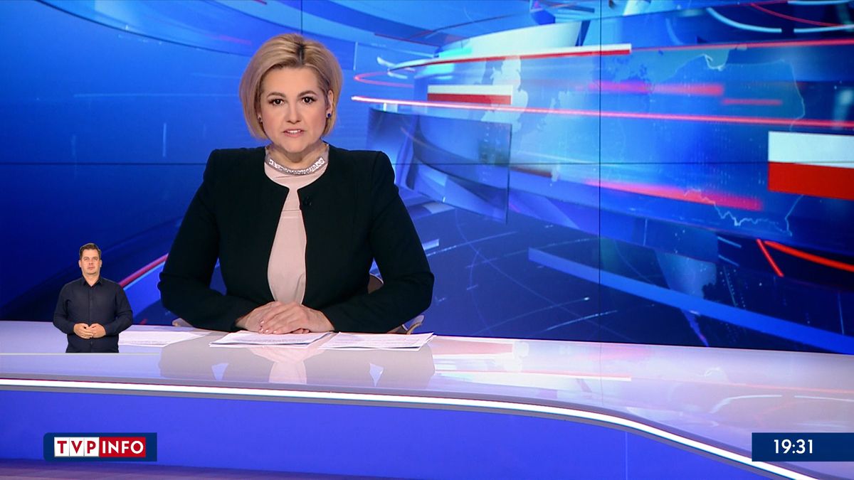 Edyta Lewandowska poprowadziła "Wiadomości" 13.12.2023