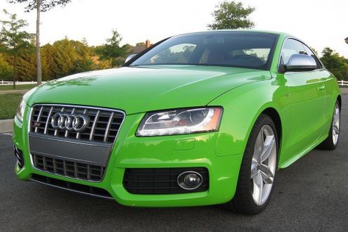 Audi S5 w kolorze "Porsche Lime Green" - fajne czy raczej nie?