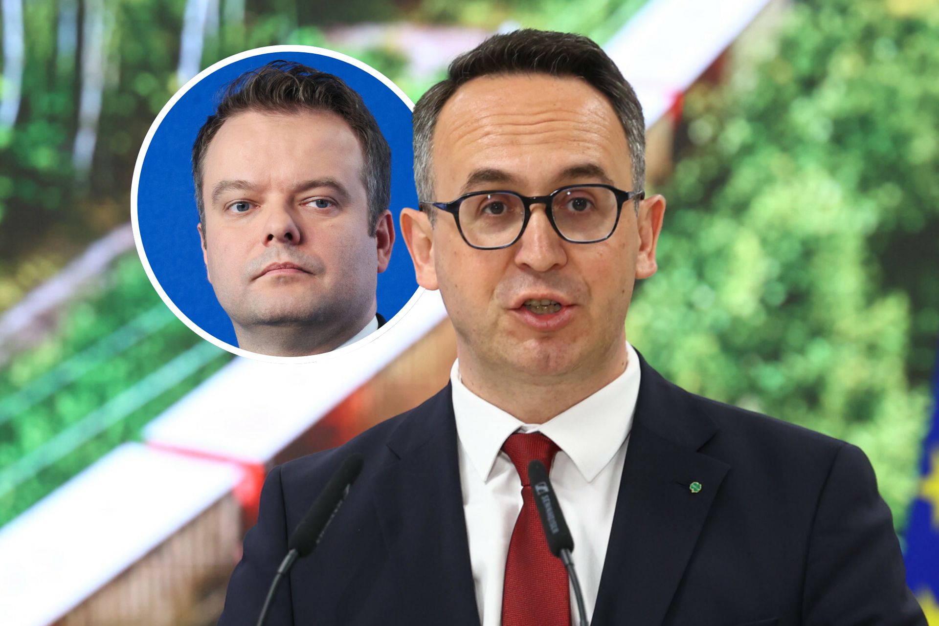 Policja przy posesji Kaczyńskiego. Minister tłumaczy sytuację
