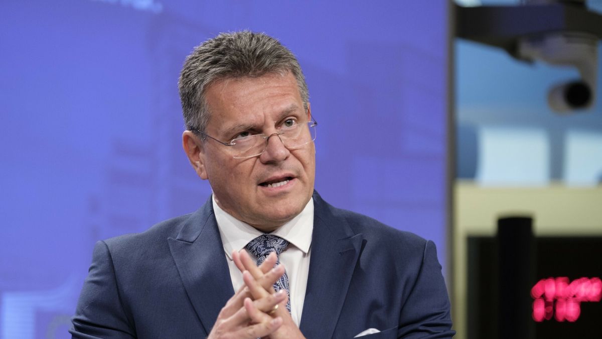 Unijny komisarz ds. handlu Maros Sefcović 