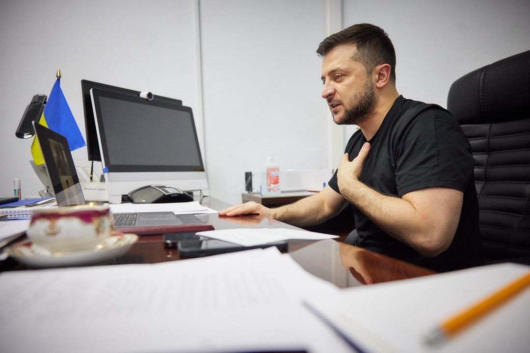 Wołodymir Zełenski dziękuje Mili Kunis i Ashtonowi Kutcherowi
