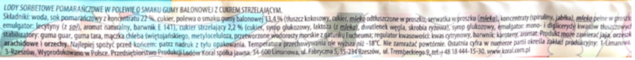 Nowe lody Ekipy: skład