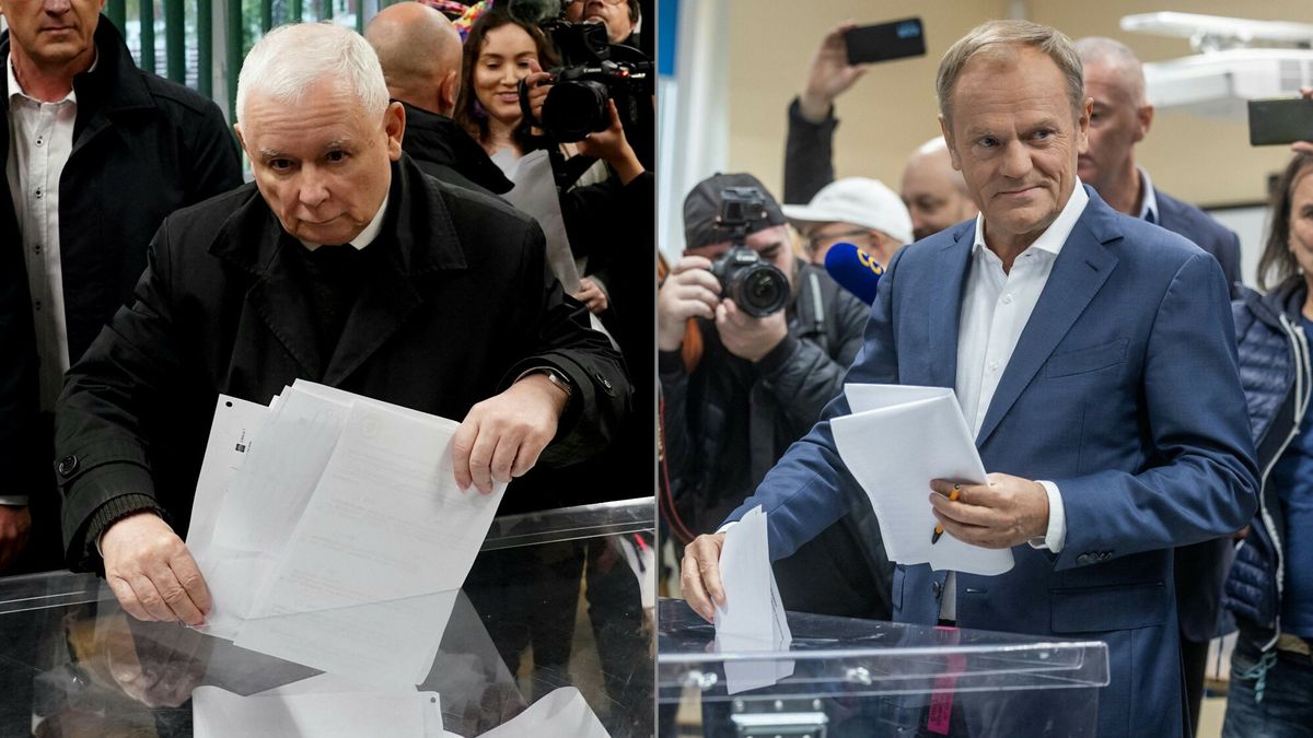 Od lewej: prezes PiS Jarosław Kaczyński i lider KO Donald Tusk. Jakich liderów potrzebuje Polska?
