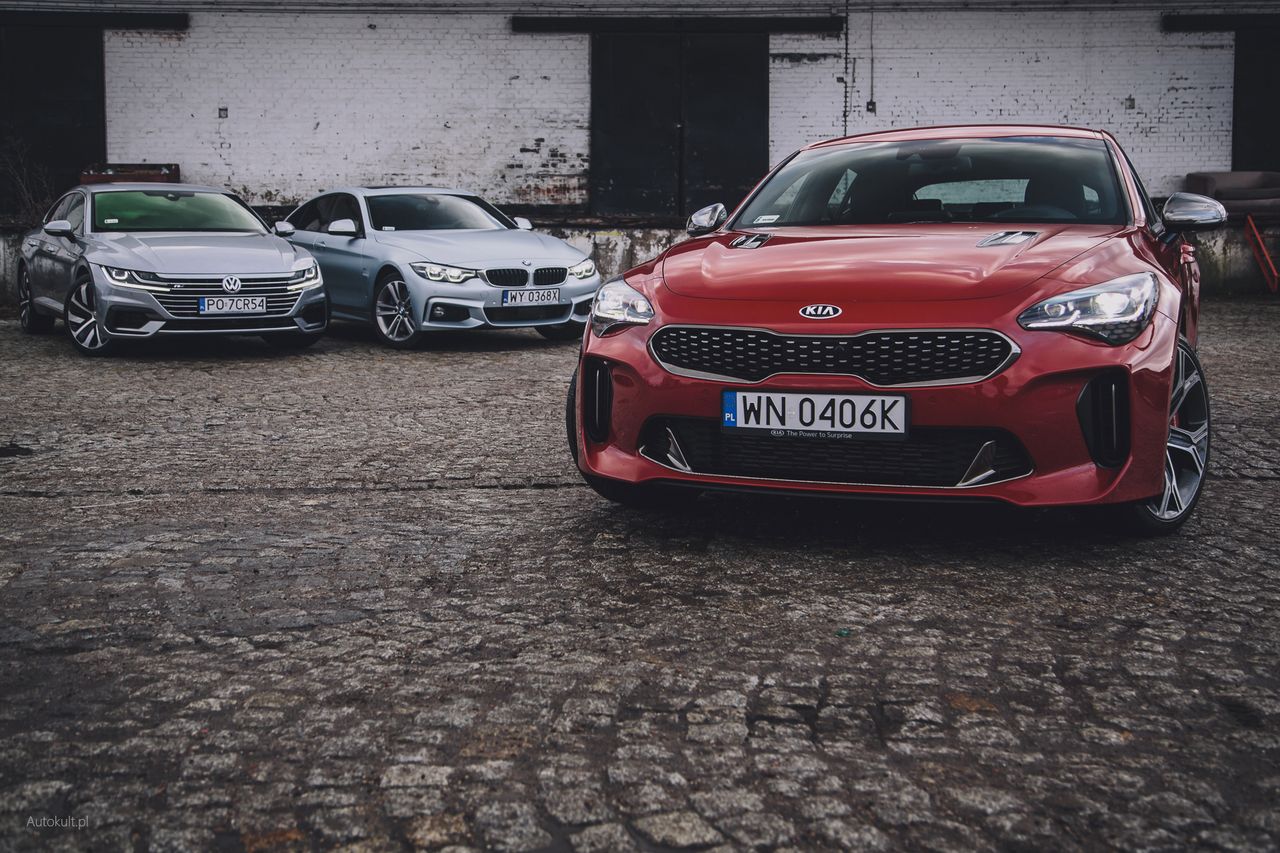 Kia Stinger, BMW 4 i Volkswagen Arteon