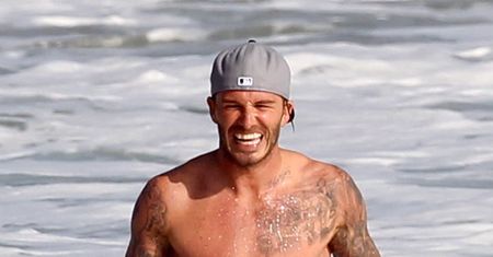 36-letni Beckham BEZ KOSZULKI!