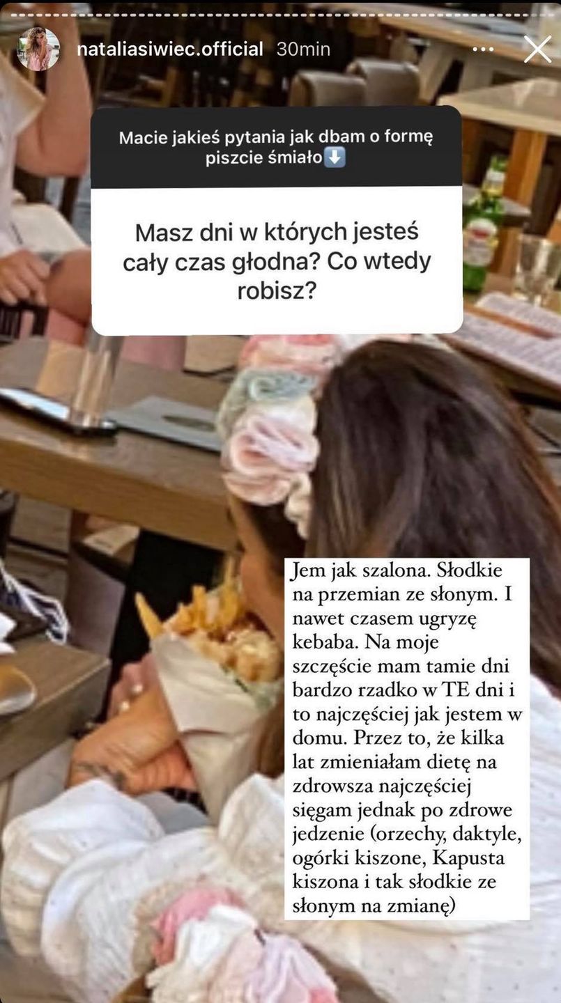 Natalia Siwiec zdradza sekret szczupłej sylwetki
