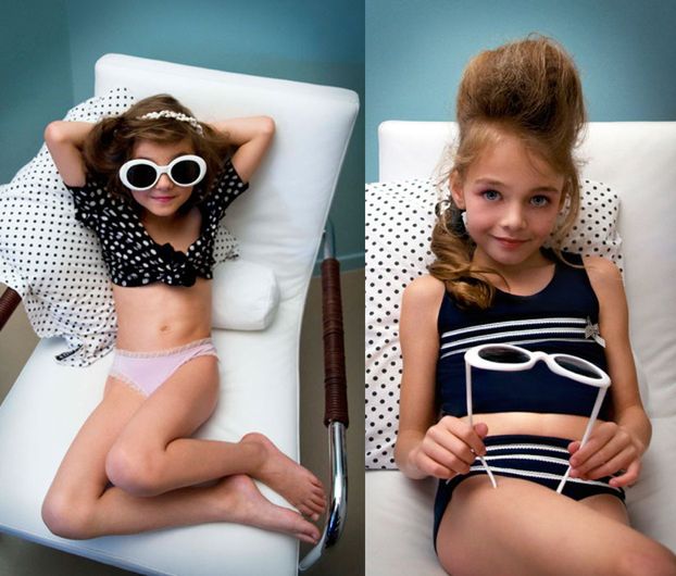 4-letnie modelki reklamują bieliznę! (ZDJĘCIA)