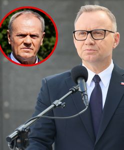 Duda uderza w Tuska. Mocne słowa na wizji