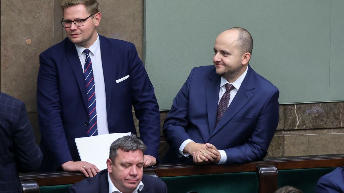 Michał Woś i Dariusz Matecki