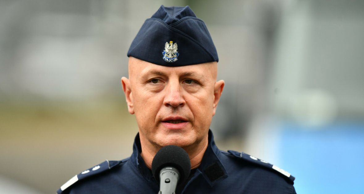 Komendant główny policji,  gen. insp. Jarosław Szymczyk 