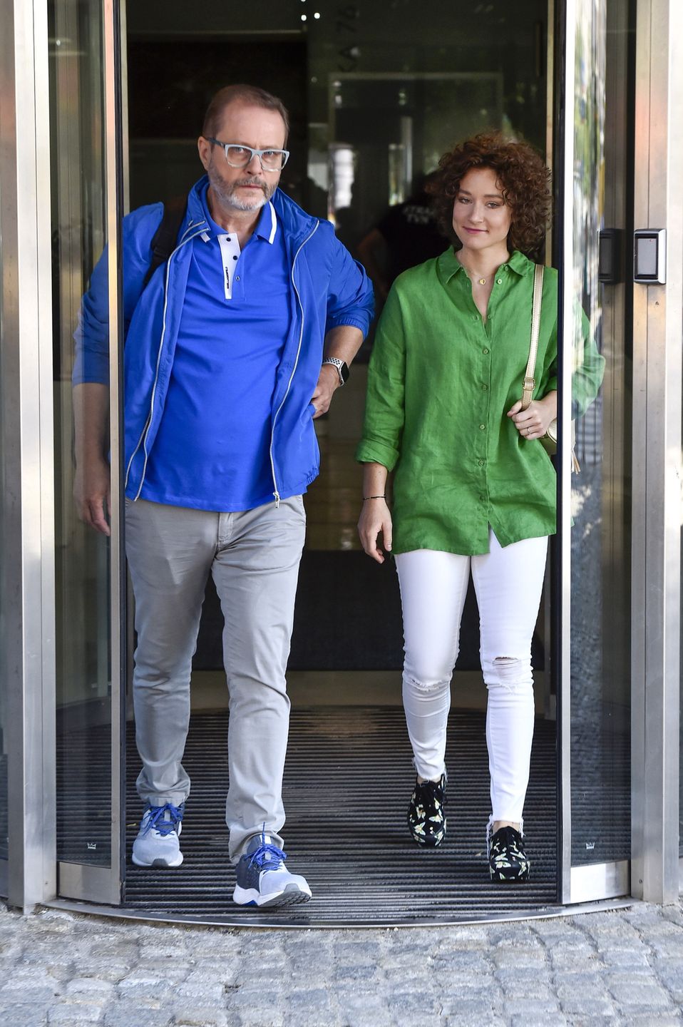 Artur Żmijewski i jego córka Ewa Żmijewska