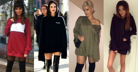 Bluza jak sukienka - z czym ją nosić?
