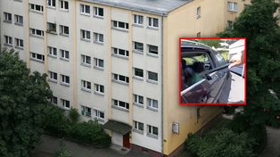 Usłyszeli krzyki mężczyzny dobiegające z auta. Uratowano go w ostatniej chwili