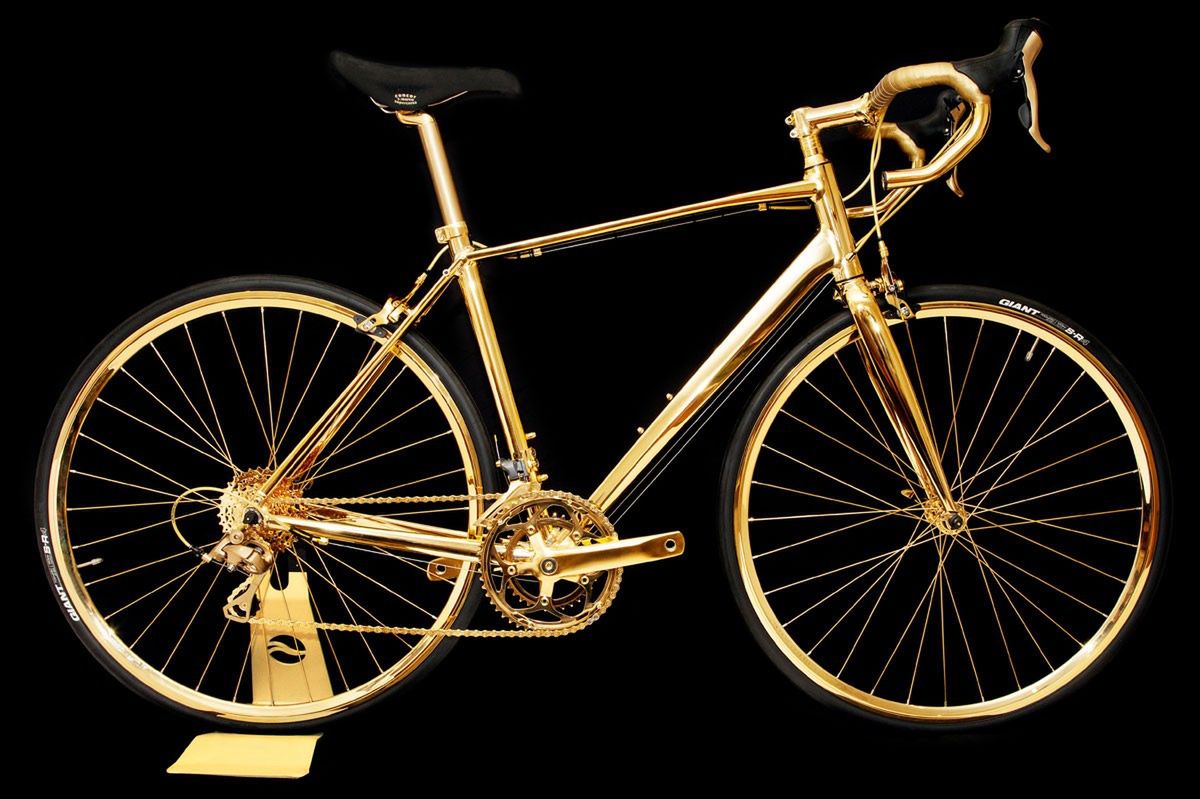 Złoty rower za ponad milion złotych